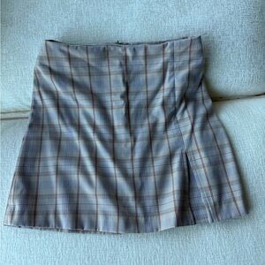 Aritzia Sunday Best Plaid Mini Skirt